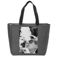 JFK Smoking with Shades John F. Kennedy President Zip Tote Bag