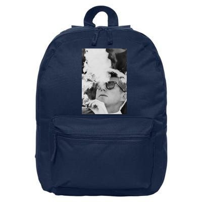 JFK Smoking with Shades John F. Kennedy President 16 in Basic Backpack