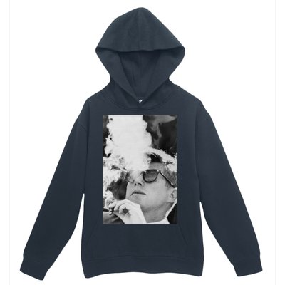 JFK Smoking with Shades John F. Kennedy President Urban Pullover Hoodie