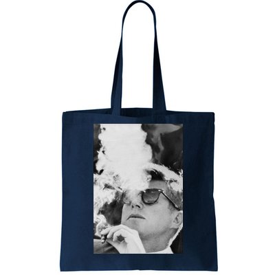 JFK Smoking with Shades John F. Kennedy President Tote Bag