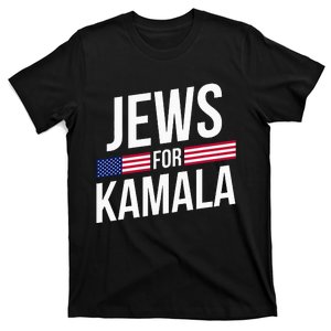 Jews For Kamala 2024 President Kamala Harris 47 Jewish Vote T-Shirt