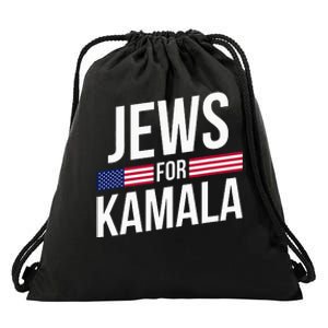 Jews For Kamala 2024 President Kamala Harris 47 Jewish Vote Drawstring Bag