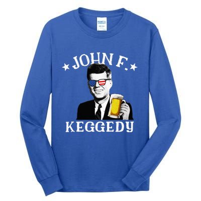 John F. Keggedy Drunk President Kennedy Jfk Tall Long Sleeve T-Shirt