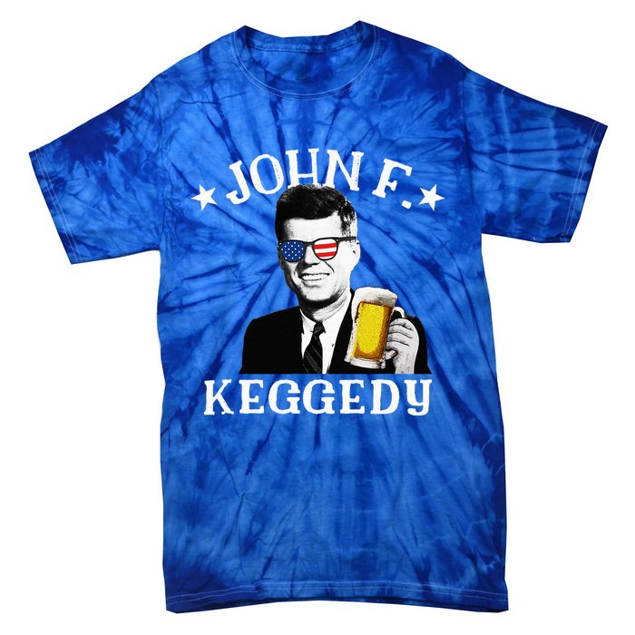 John F. Keggedy Drunk President Kennedy Jfk Tie-Dye T-Shirt