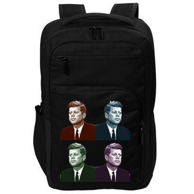 John Fitzgerald Kennedy 35th President Retro Block Portraits Impact Tech Backpack