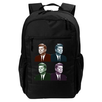 John Fitzgerald Kennedy 35th President Retro Block Portraits Daily Commute Backpack