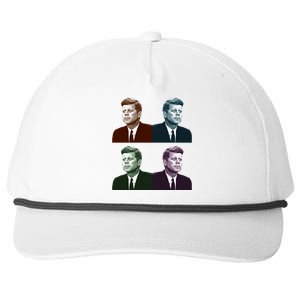 John Fitzgerald Kennedy 35th President Retro Block Portraits Snapback Five-Panel Rope Hat