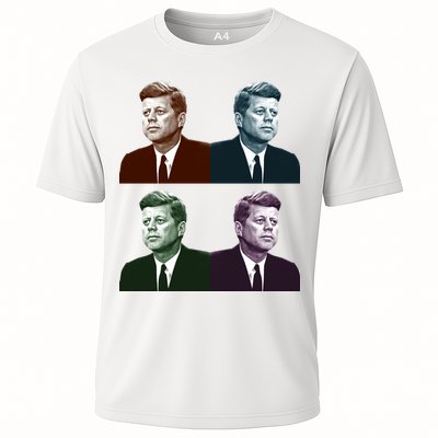 John Fitzgerald Kennedy 35th President Retro Block Portraits Performance Shirt