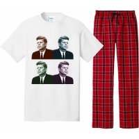 John Fitzgerald Kennedy 35th President Retro Block Portraits Pajama Set