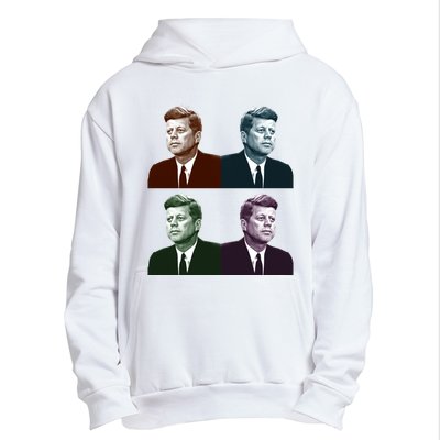 John Fitzgerald Kennedy 35th President Retro Block Portraits Urban Pullover Hoodie