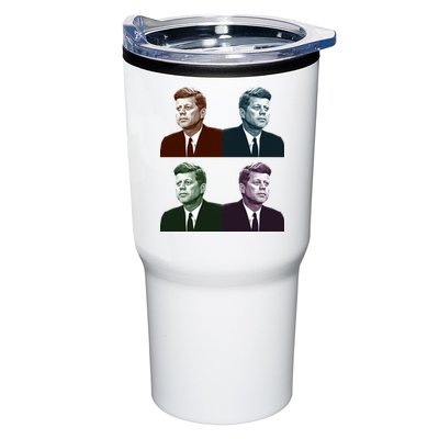 John Fitzgerald Kennedy 35th President Retro Block Portraits Tumbler