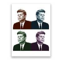 John Fitzgerald Kennedy 35th President Retro Block Portraits Poster