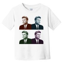 John Fitzgerald Kennedy 35th President Retro Block Portraits Toddler T-Shirt