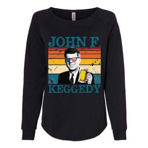 John F. Keggedy Drunk President Kennedy JFK 4th Of July Womens California Wash Sweatshirt