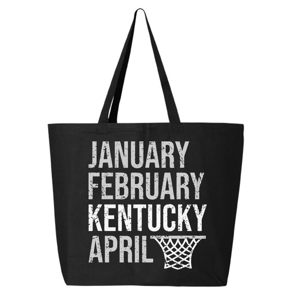 January February Kentucky April March Basketball 25L Jumbo Tote