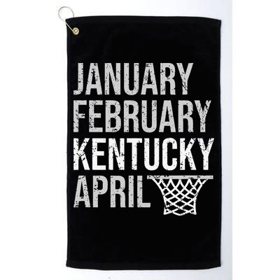 January February Kentucky April March Basketball Golf Towel