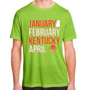 January February Kentucky April Basketball Adult ChromaSoft Performance T-Shirt