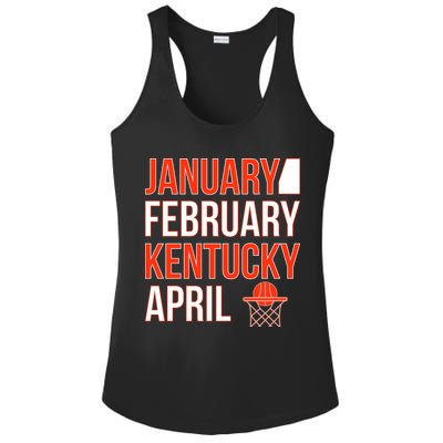 January February Kentucky April Basketball Ladies PosiCharge Competitor Racerback Tank