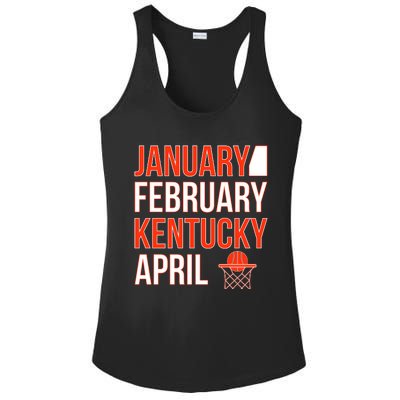 January February Kentucky April Basketball Ladies PosiCharge Competitor Racerback Tank