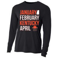 January February Kentucky April Basketball Cooling Performance Long Sleeve Crew