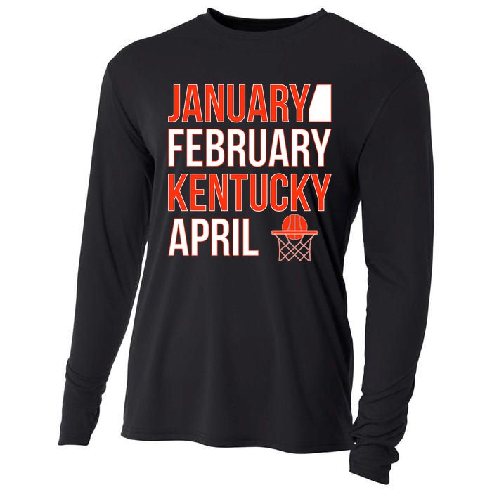 January February Kentucky April Basketball Cooling Performance Long Sleeve Crew