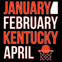 January February Kentucky April Basketball Full Zip Hoodie