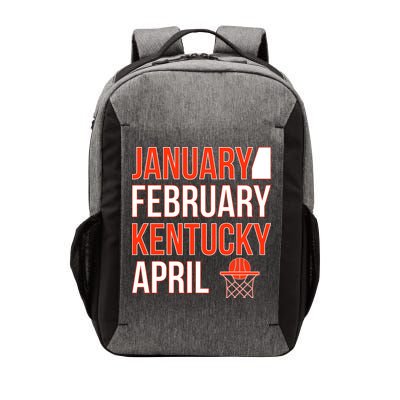January February Kentucky April Basketball Vector Backpack