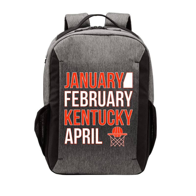 January February Kentucky April Basketball Vector Backpack