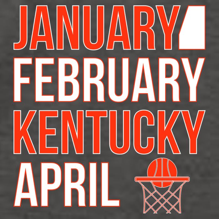 January February Kentucky April Basketball Vector Backpack