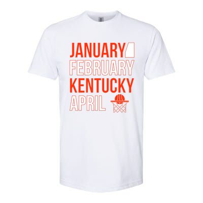 January February Kentucky April Basketball Softstyle® CVC T-Shirt