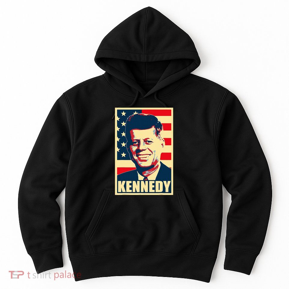 John F Kennedy American Propaganda Poster Hoodie