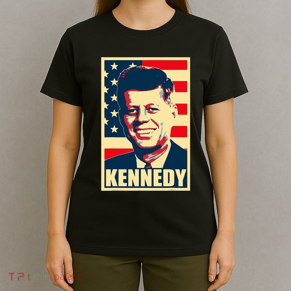John F Kennedy American Propaganda Poster T-Shirt
