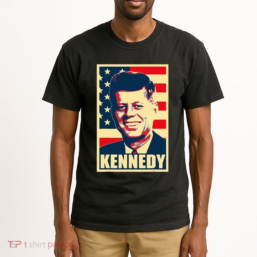 John F Kennedy American Propaganda Poster Tall T-Shirt