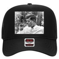 John F Kennedy Smoking High Crown Mesh Back Trucker Hat