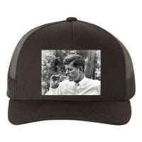 John F Kennedy Smoking Yupoong Adult 5-Panel Trucker Hat