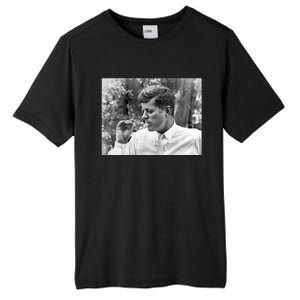 John F Kennedy Smoking Tall Fusion ChromaSoft Performance T-Shirt