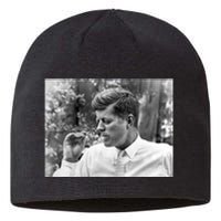 John F Kennedy Smoking Sustainable Beanie