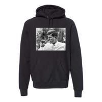 John F Kennedy Smoking Premium Hoodie