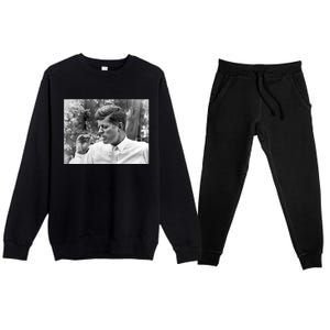 John F Kennedy Smoking Premium Crewneck Sweatsuit Set