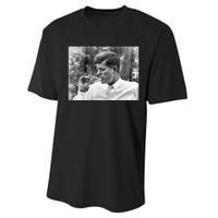 John F Kennedy Smoking Performance Sprint T-Shirt