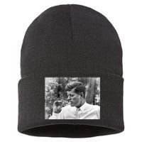 John F Kennedy Smoking Sustainable Knit Beanie