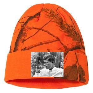 John F Kennedy Smoking Kati Licensed 12" Camo Beanie