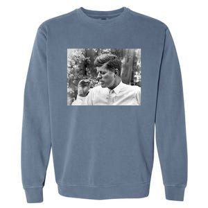 John F Kennedy Smoking Garment-Dyed Sweatshirt