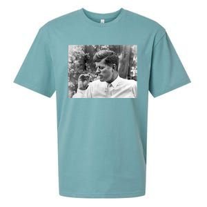 John F Kennedy Smoking Sueded Cloud Jersey T-Shirt