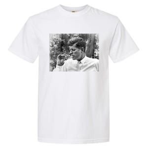 John F Kennedy Smoking Garment-Dyed Heavyweight T-Shirt