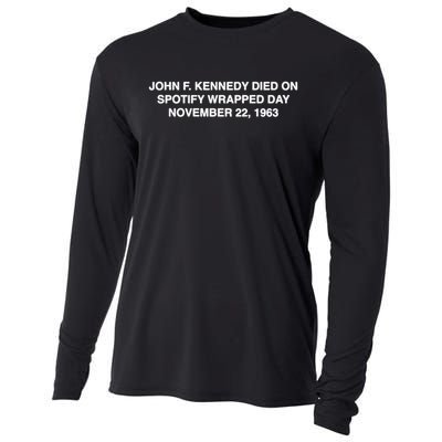 John F Kennedy Died On Spotify Wrapped Day November 22 1963 Cooling Performance Long Sleeve Crew