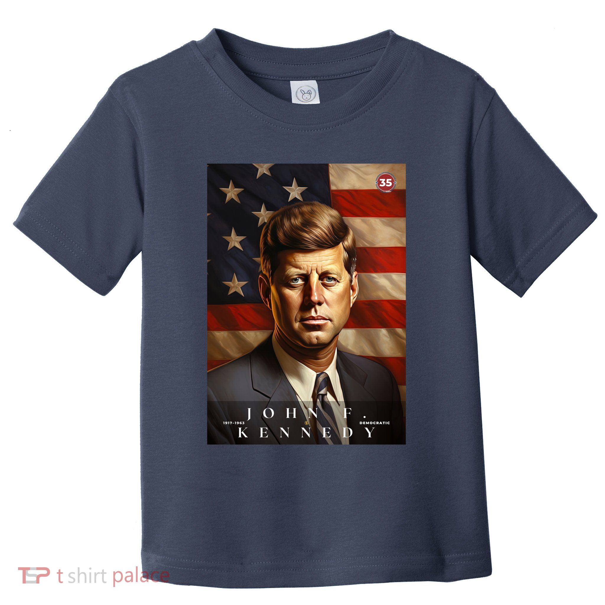 John F. Kennedy 35th President Of The United States Portrait Toddler T-Shirt