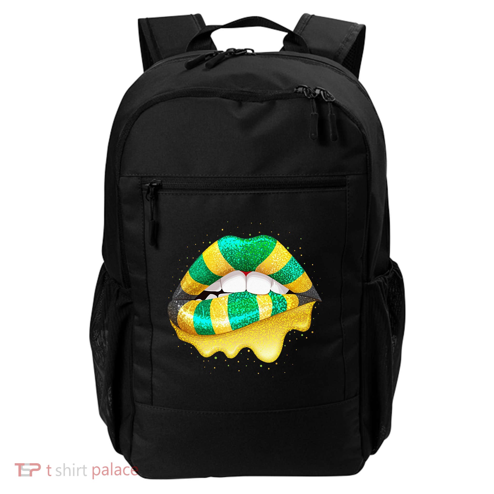 Jamaican Flag Lips Women Jamaica Daily Commute Backpack
