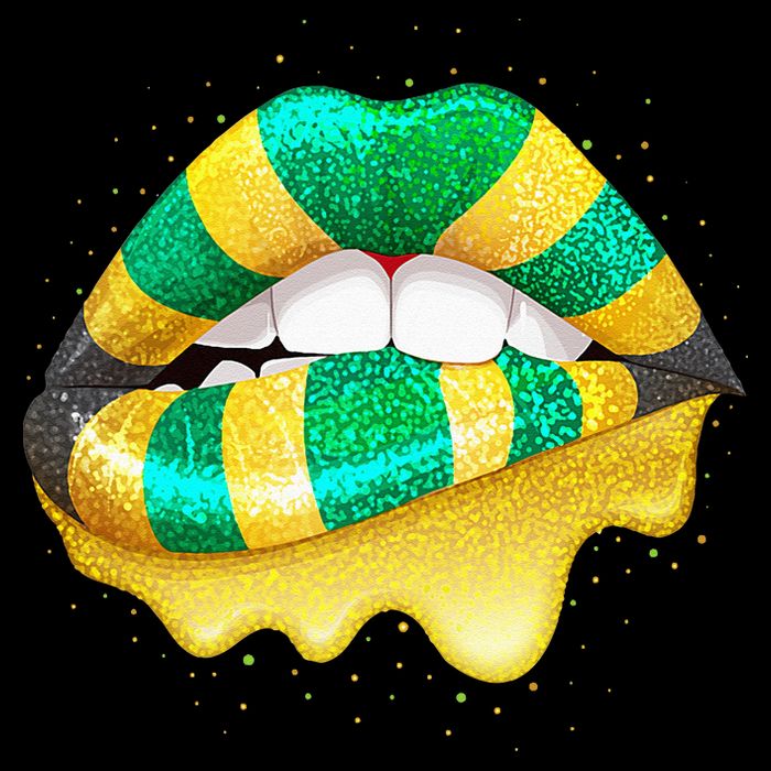 Jamaican Flag Lips Women Jamaica Backpack