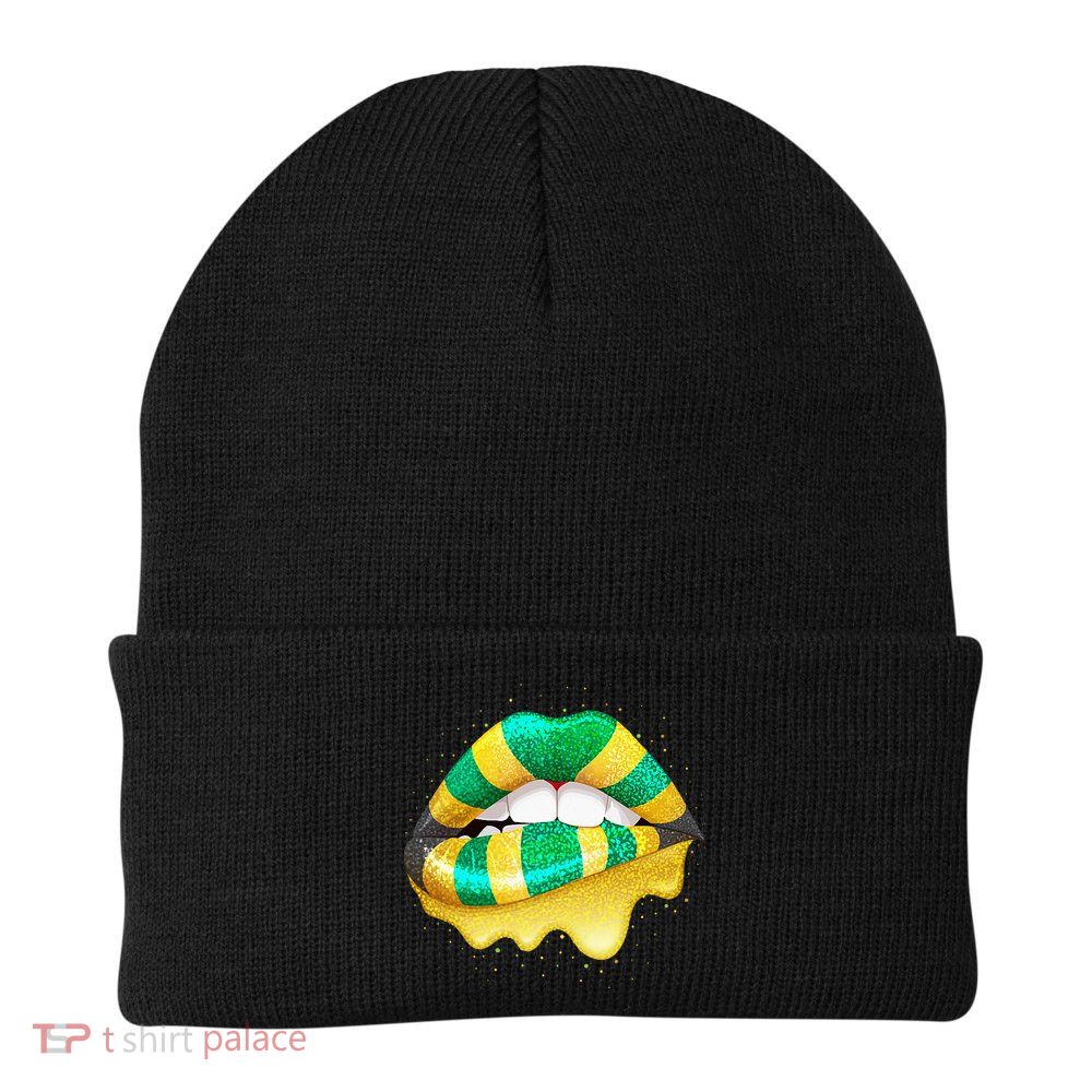 Jamaican Flag Lips Women Jamaica Beanie